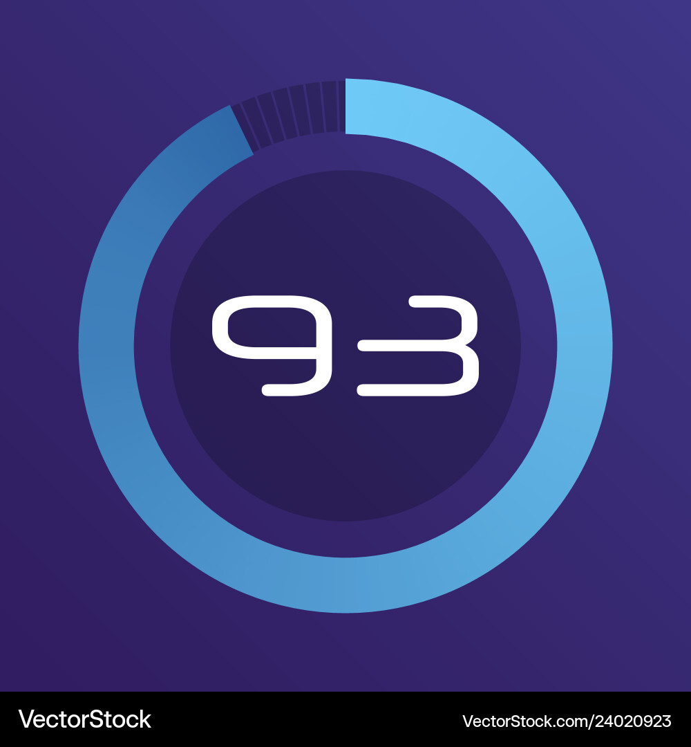 Circular interval timer Circular interval timer Vector Image