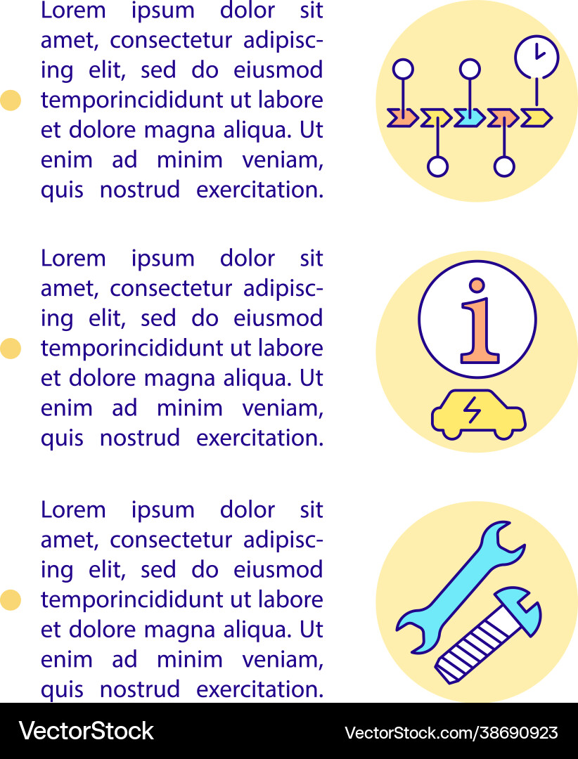 Ev checking service concept line icons with text Ev checking service concept line icons with text Vector Image