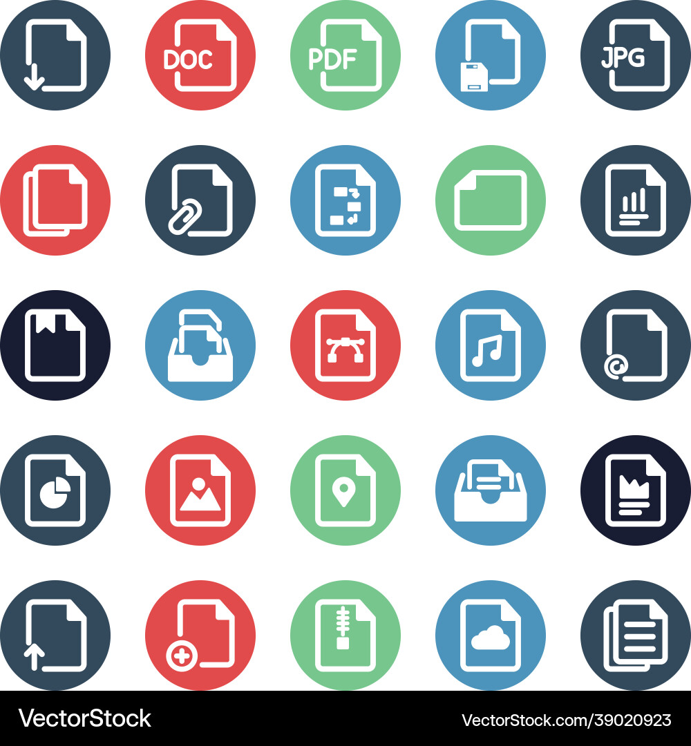 Files isolated icon which can easily modify Vector Image