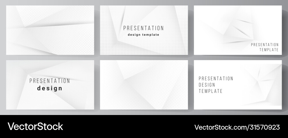 Layout presentation slides design vector image