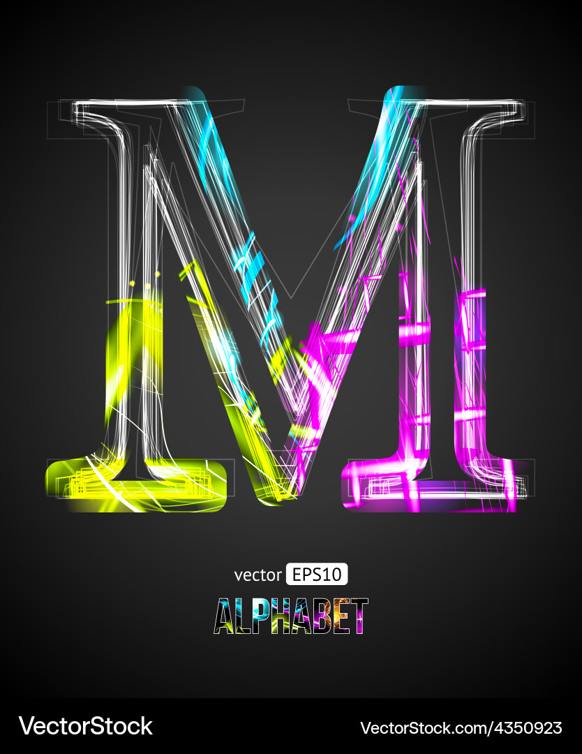 neon-letter-m-effect-royalty-free-vector-image