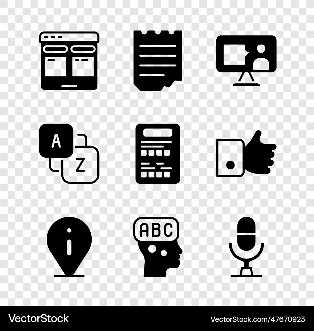 Set online translator notebook foreign language Set online translator notebook foreign language Vector Image