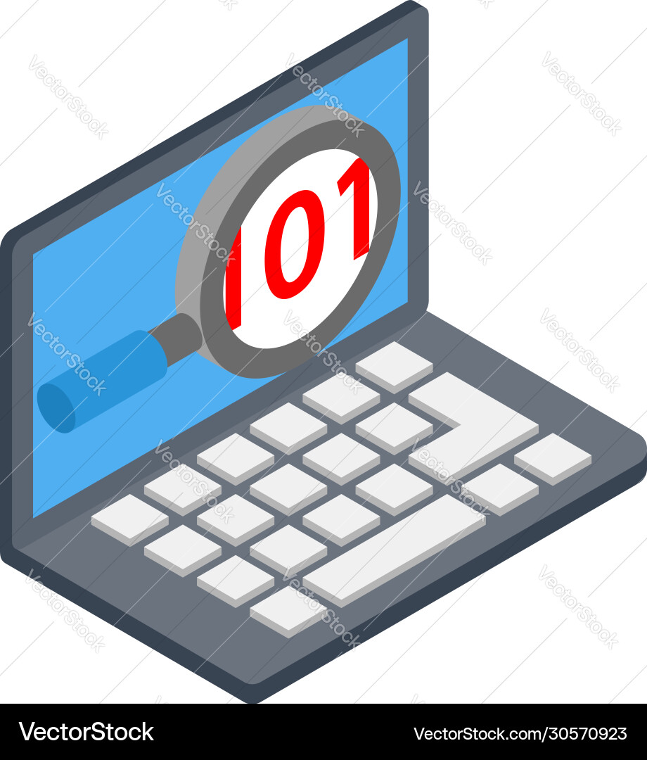 Web programming icon isometric style Web programming icon isometric style vector image