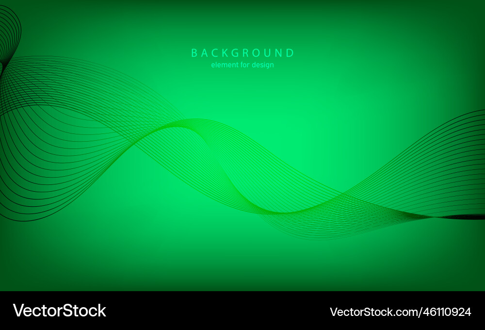 Abstract gradient background wave element Abstract gradient background wave element vector image