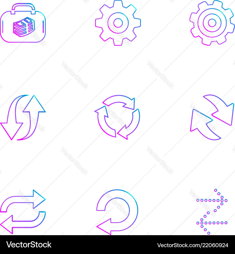 Arrows directions pointer arrow user vector image