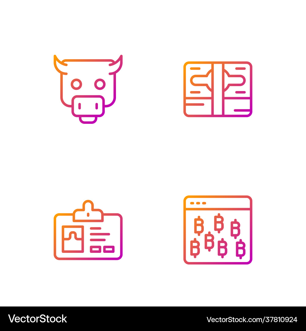 Set line bitcoin in browser identification badge Set line bitcoin in browser identification badge vector image