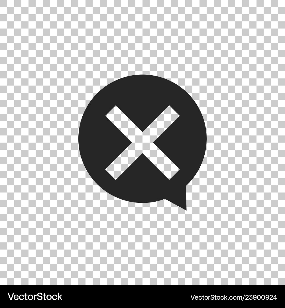 X mark cross in circle icon check X mark cross in circle icon check vector image