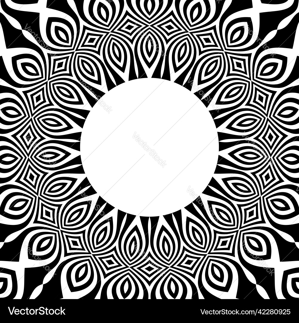Abstract geometric circle pattern Abstract geometric circle pattern vector image