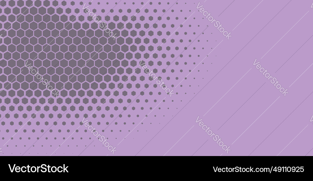Geometric abstract hexagon two color background Vector Image