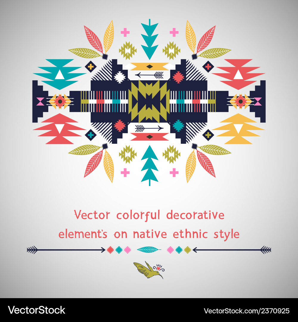 Native Ethnic Pattern Vector Image
