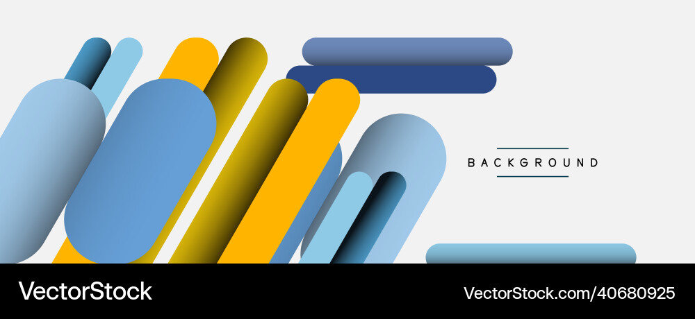 Overlapping round shapes and lines background Overlapping round shapes and lines background vector image