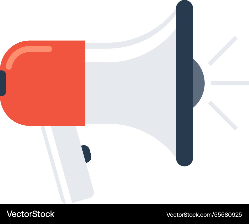Promotion flat web icon concept Royalty Free Vector Image
