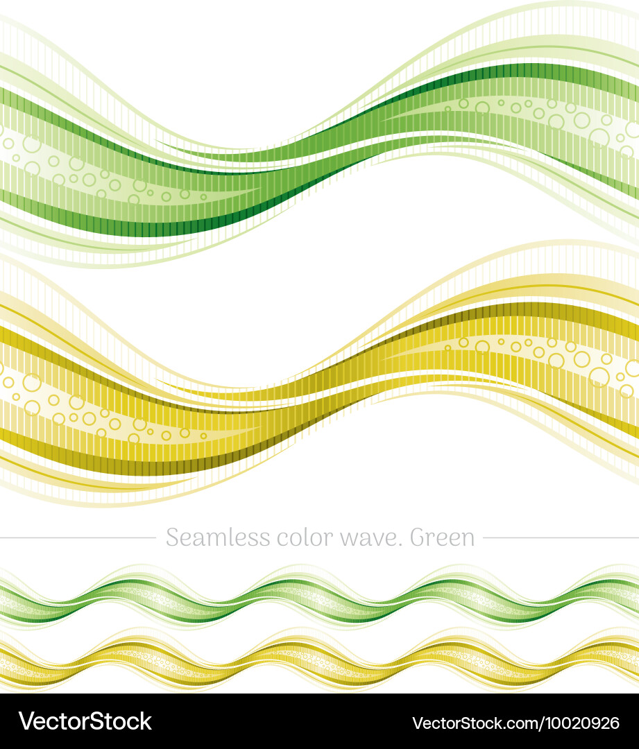 Abstract seamless wave pattern on white background Vector Image