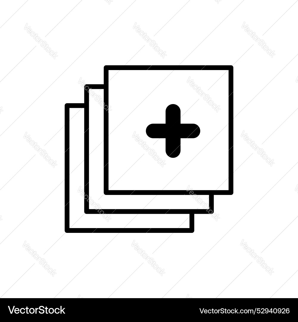 Add icon set addition or summing button Add icon set addition or summing button vector image