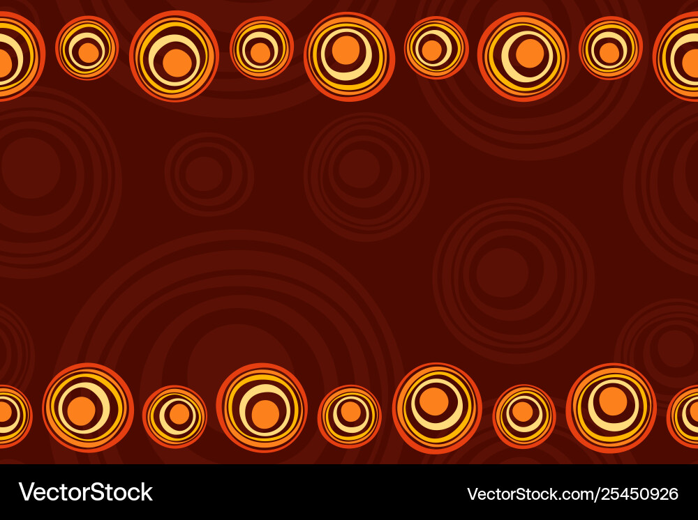 Seamless horizontal border pattern with suns Seamless horizontal border pattern with suns vector image