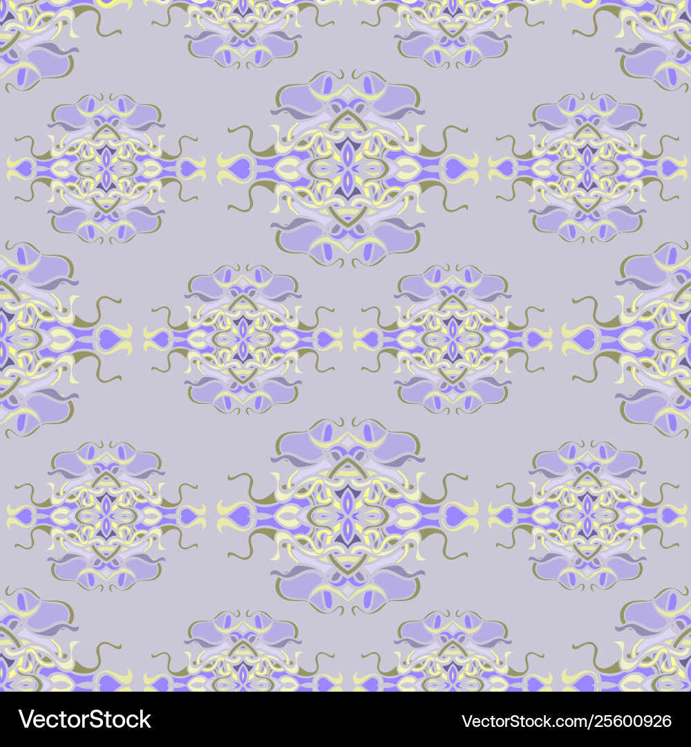 Seamless pattern with colorful abstract shape Vector Image