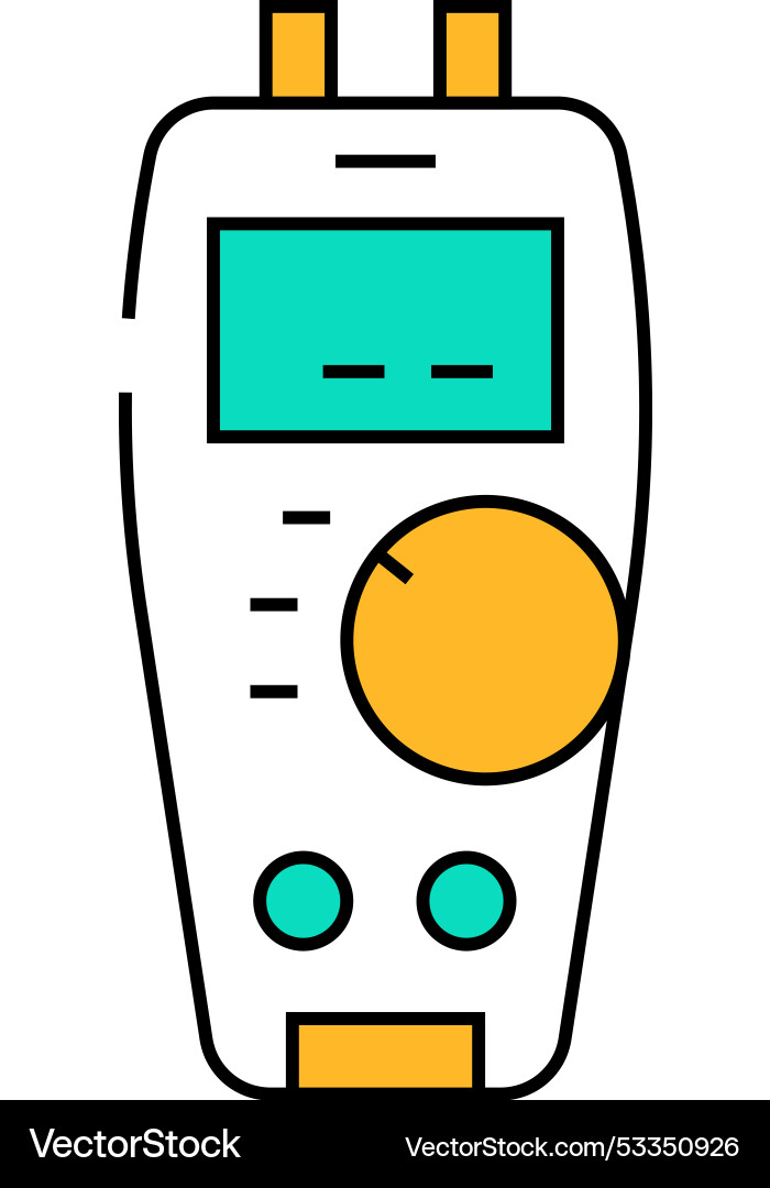 Troubleshooting devices electronics icon color Vector Image
