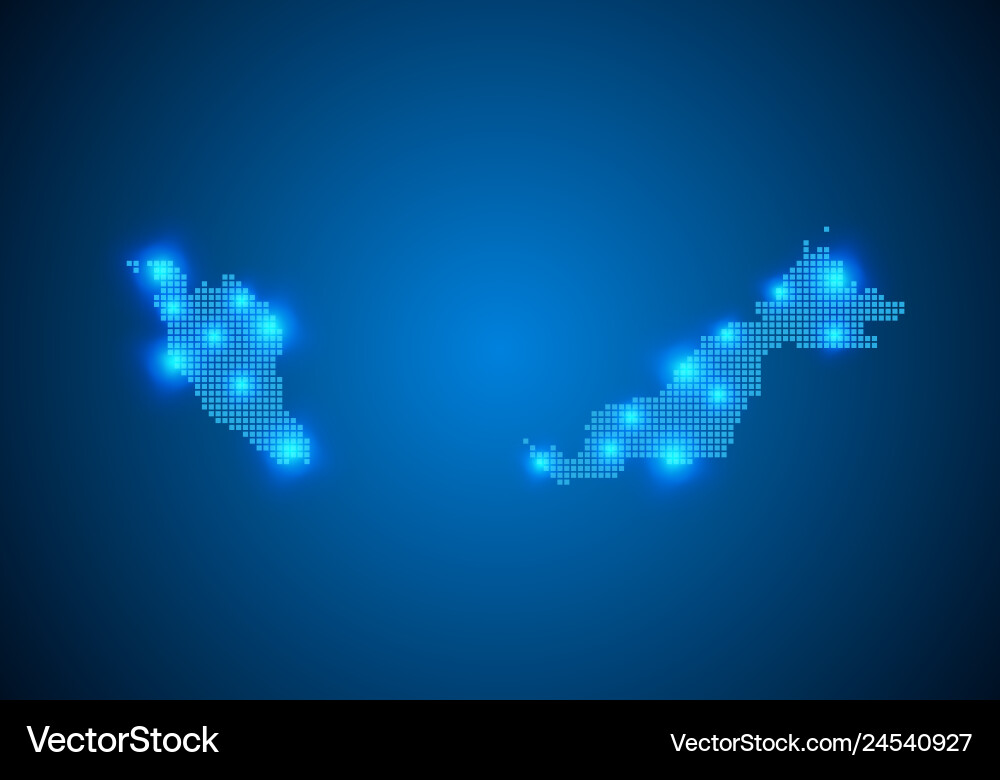 Abstract blue background with map internet line Abstract blue background with map internet line vector image