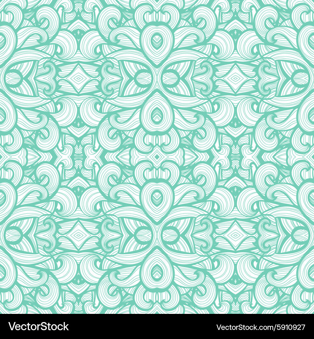 Curl abstract pattern with multicolored waves Vector Image