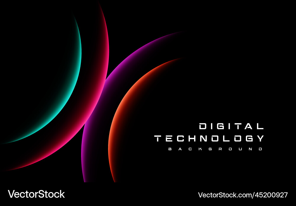 Digital technology worldwide global network tech Digital technology worldwide global network tech vector image