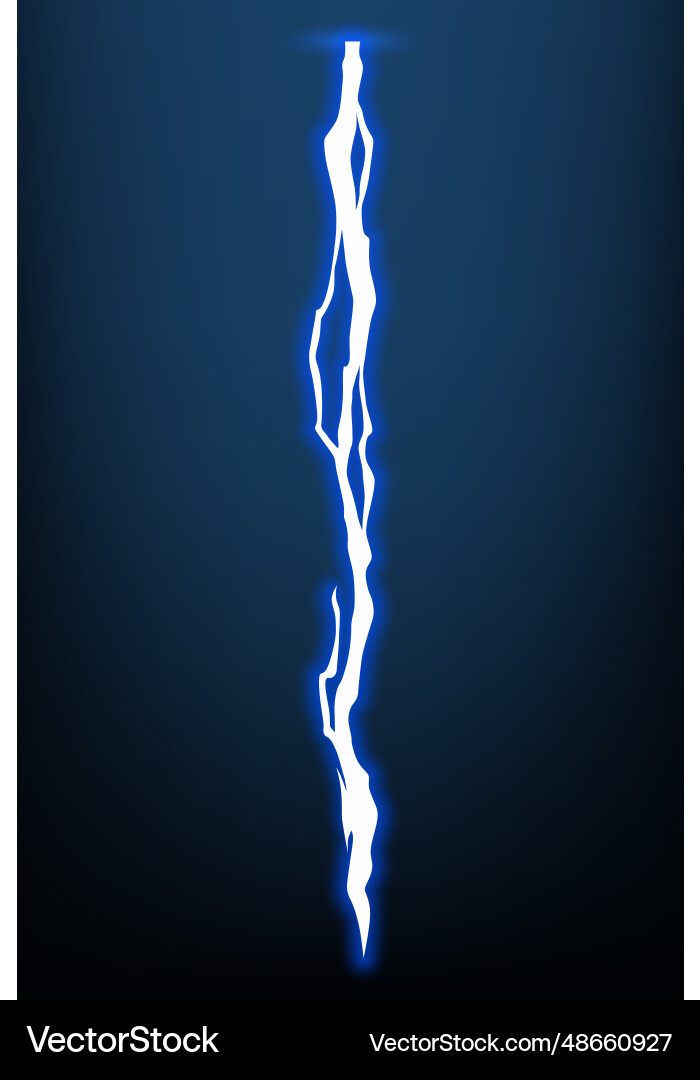 Dynamic Lightning Animation with Sparks vector image