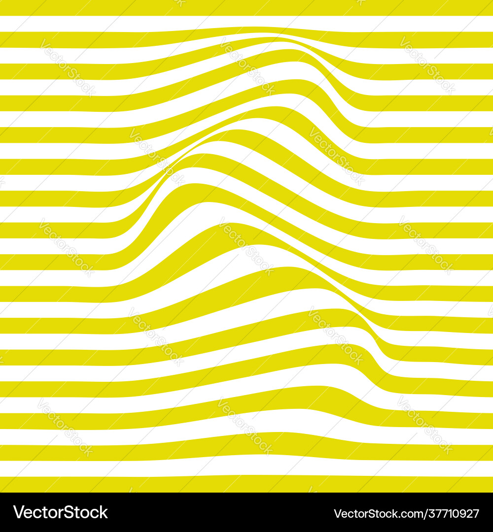 Flowing wavy yellow lines pattern with Flowing wavy yellow lines pattern with vector image