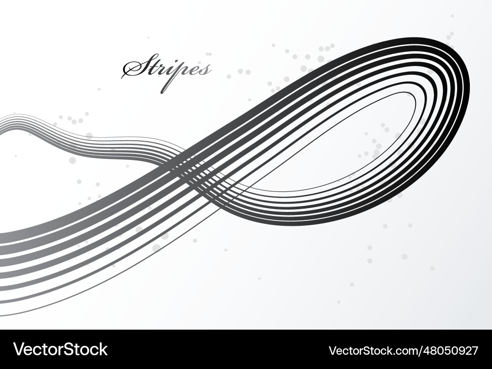 Grey 3d lines in motion dimensional abstract Vector Image