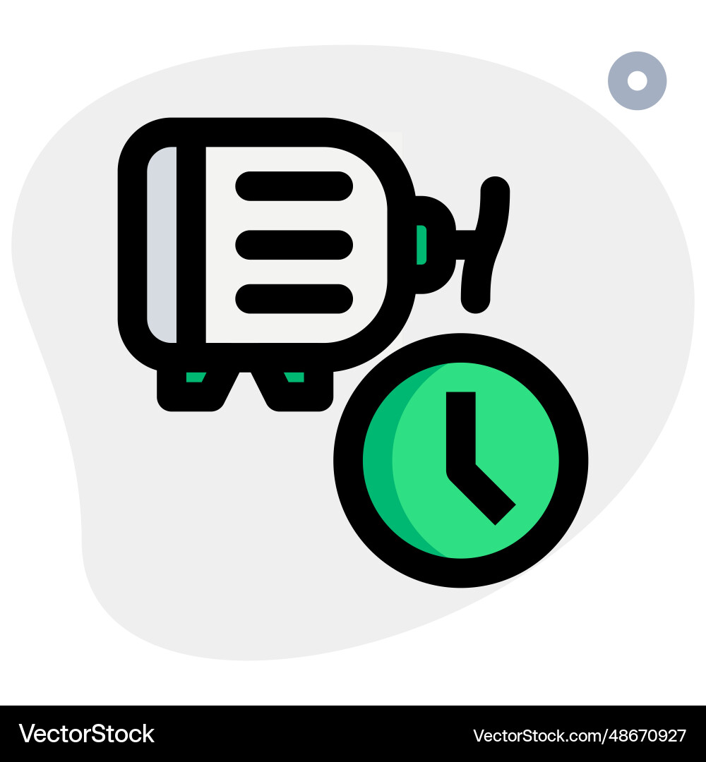 Machine powered faster through dynamo vector image