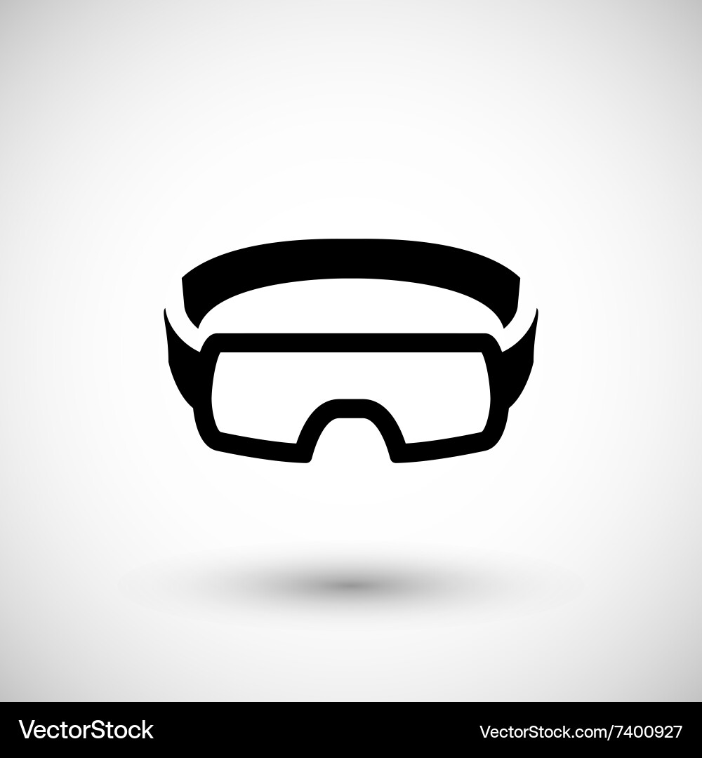 Protective goggles icon Royalty Free Vector Image