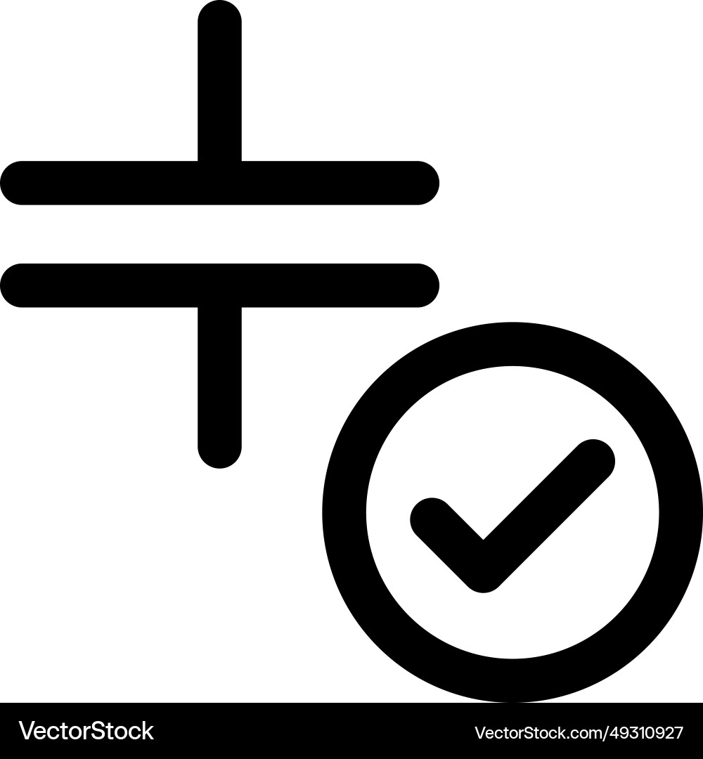 Using checklist for verify functions of capacitor Vector Image