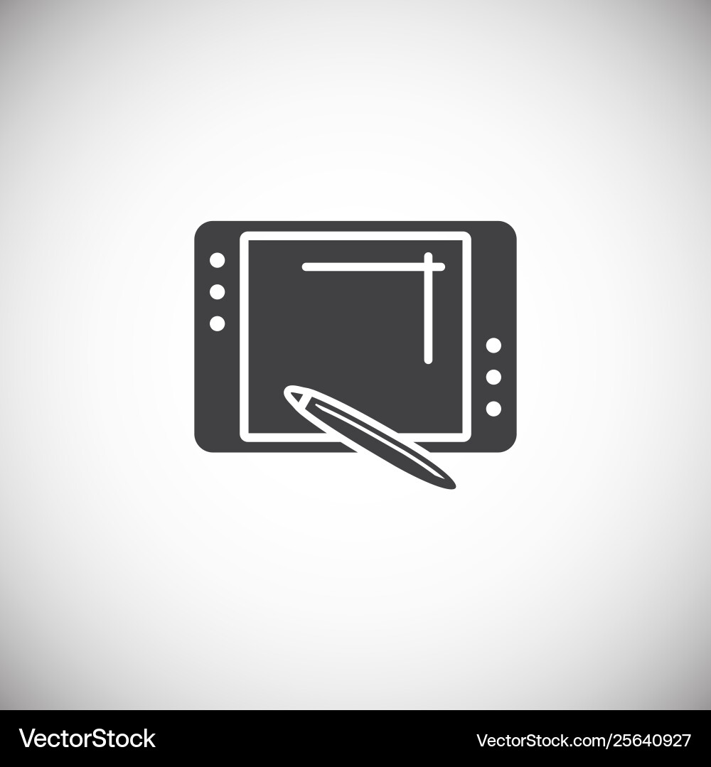 Writing related icon on background for graphic Writing related icon on background for graphic vector image