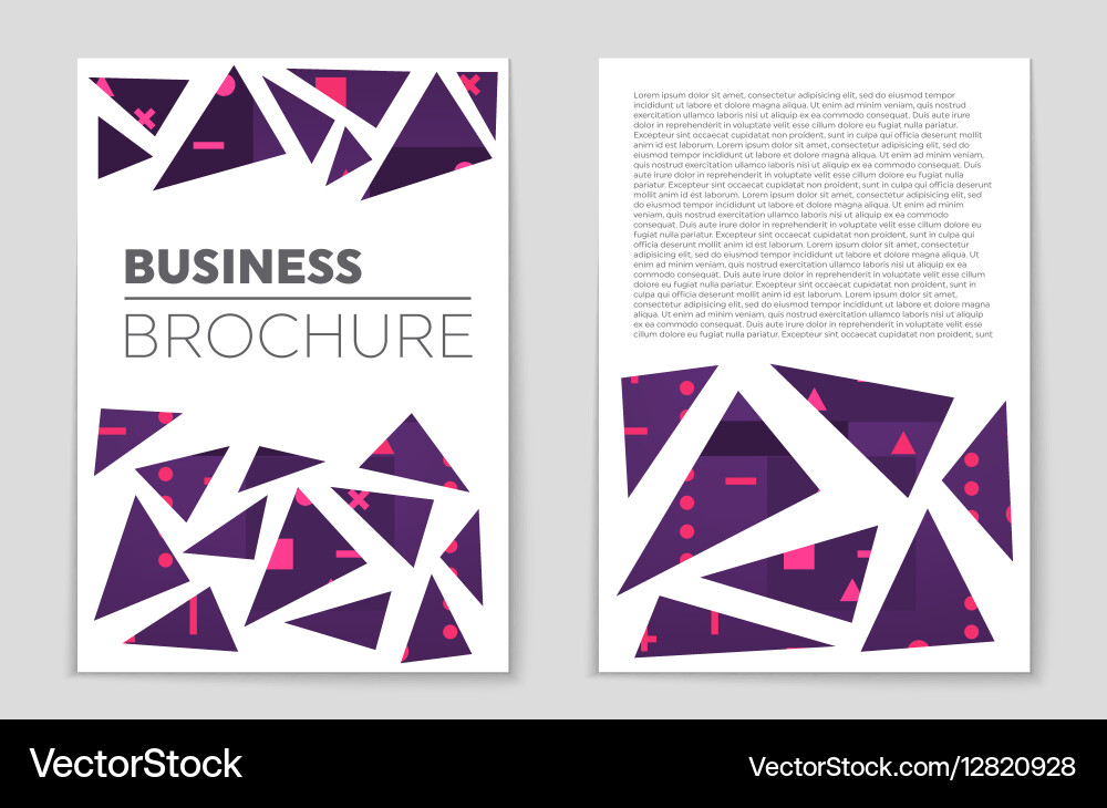 Abstract layout background set for art vector image