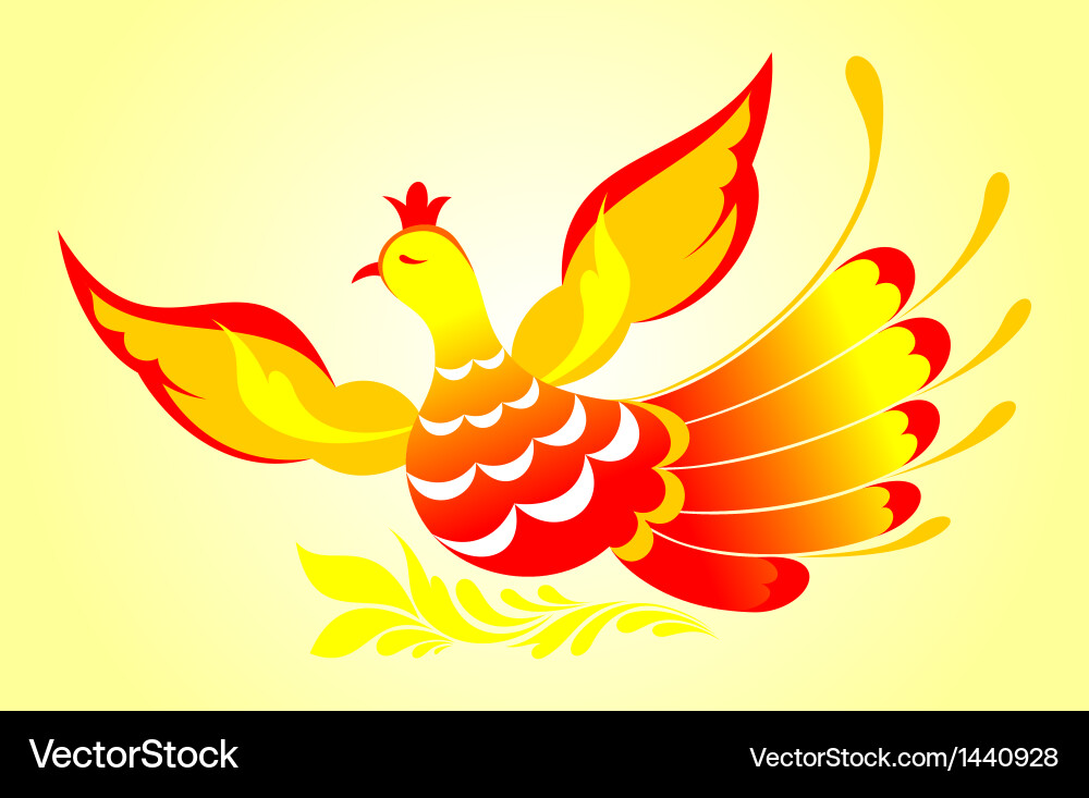 Firebird vector image