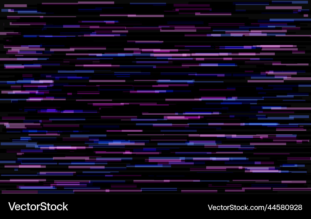 Glitch color lines dynamic distortion effect Glitch color lines dynamic distortion effect vector image