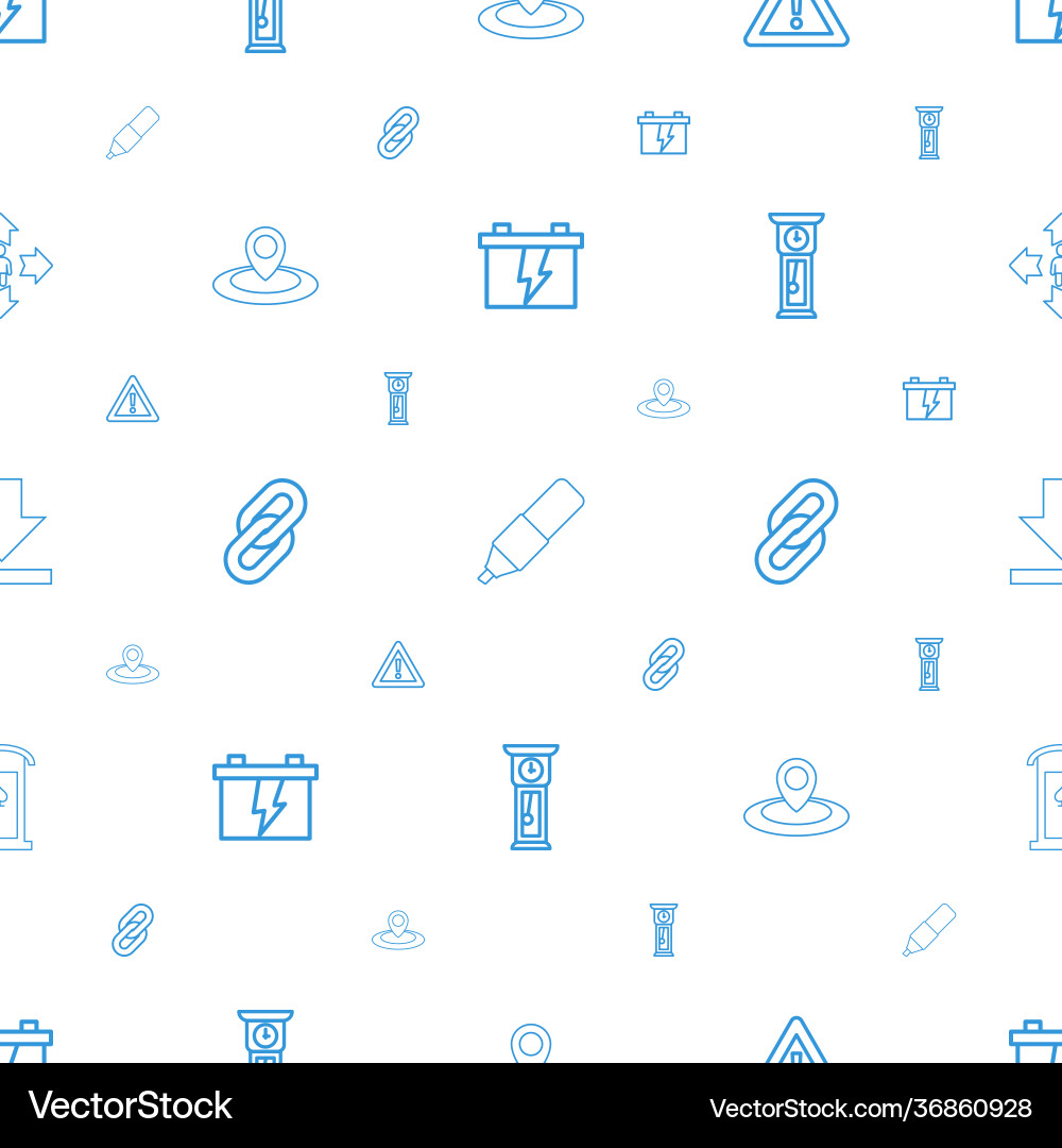 Interface icons pattern seamless white background Vector Image