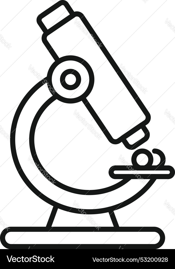 Laboratory microscope analyzing samples Laboratory microscope analyzing samples vector image