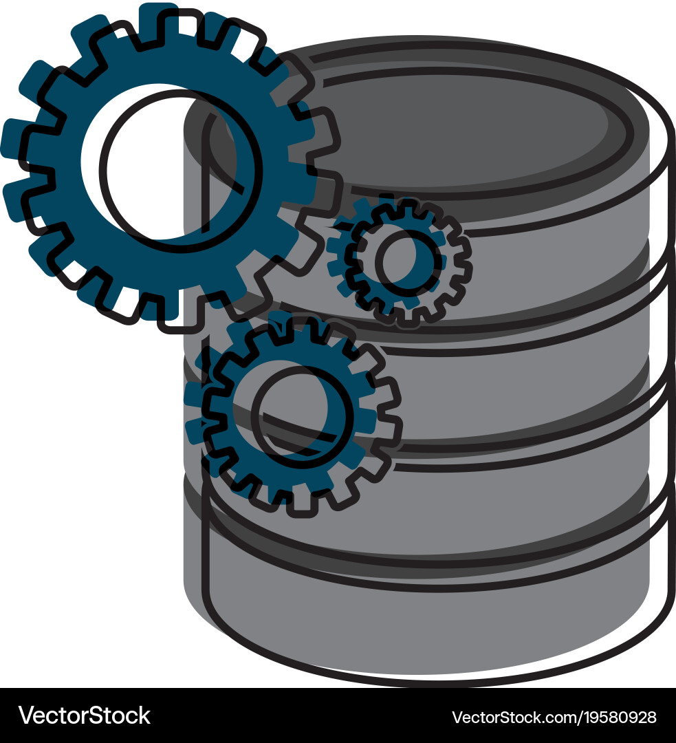 Web hosting design vector image