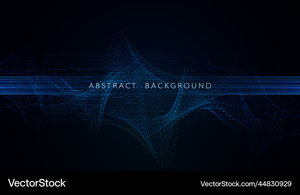 Abstract Particle Technology Flow vector image