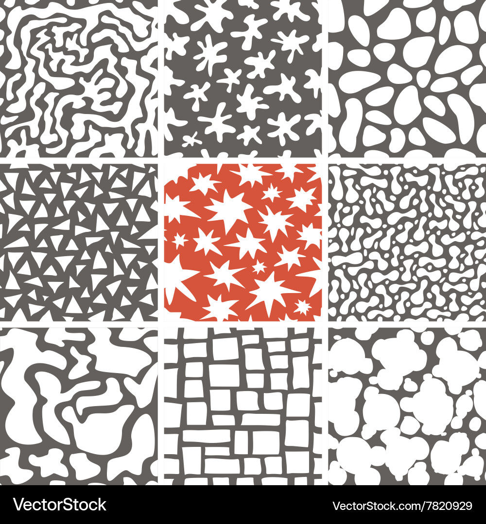 Abstract Pattern Doodle Set Vector Image