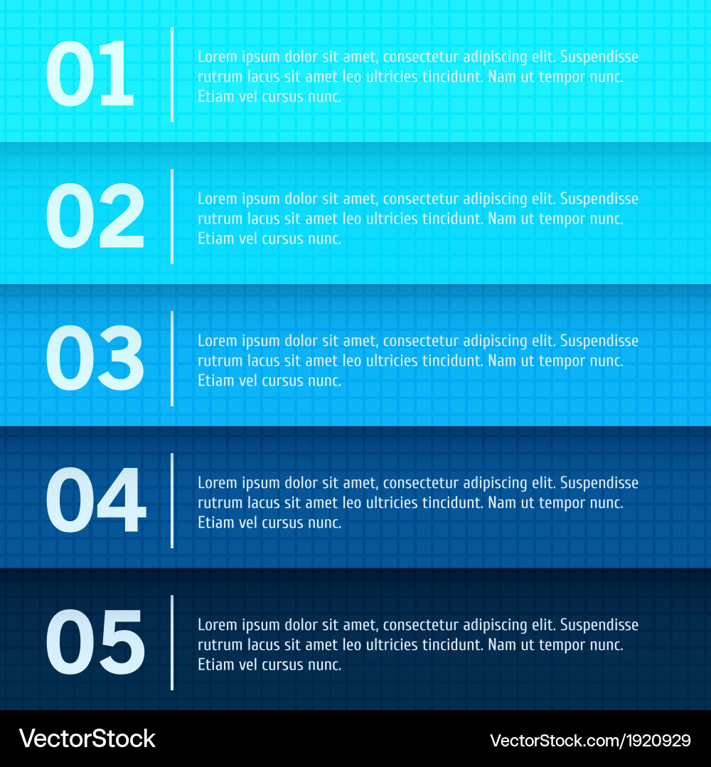 Abstract web design progress background vector image