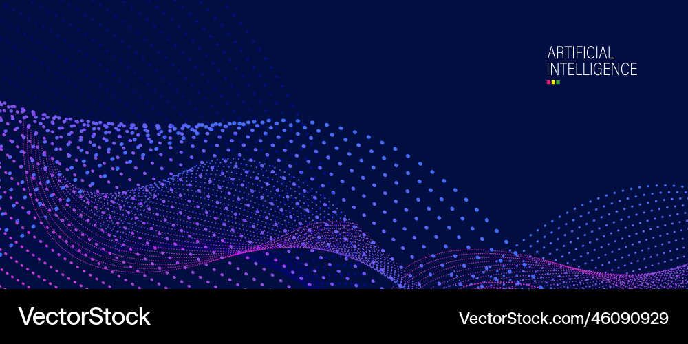 Conceptual technology of artificial intelligence Conceptual technology of artificial intelligence vector image