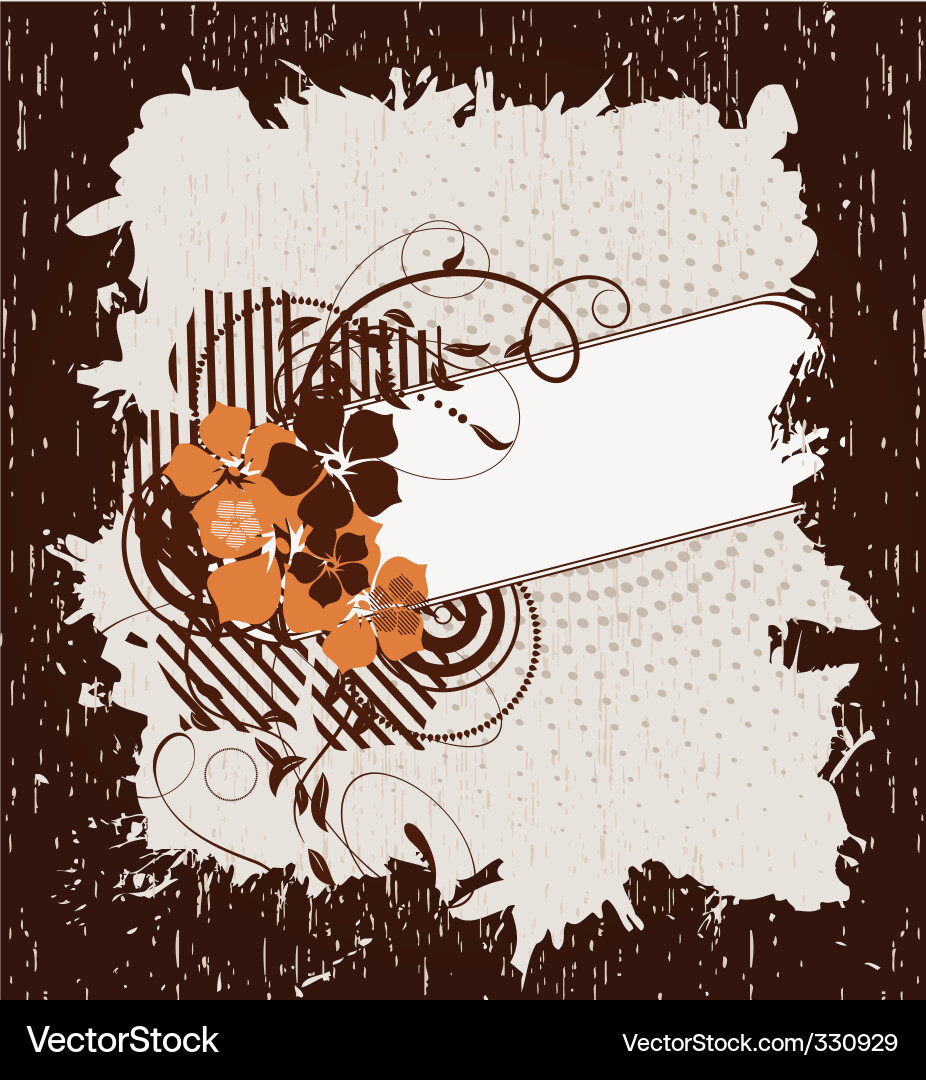 Grunge framework Vector Image