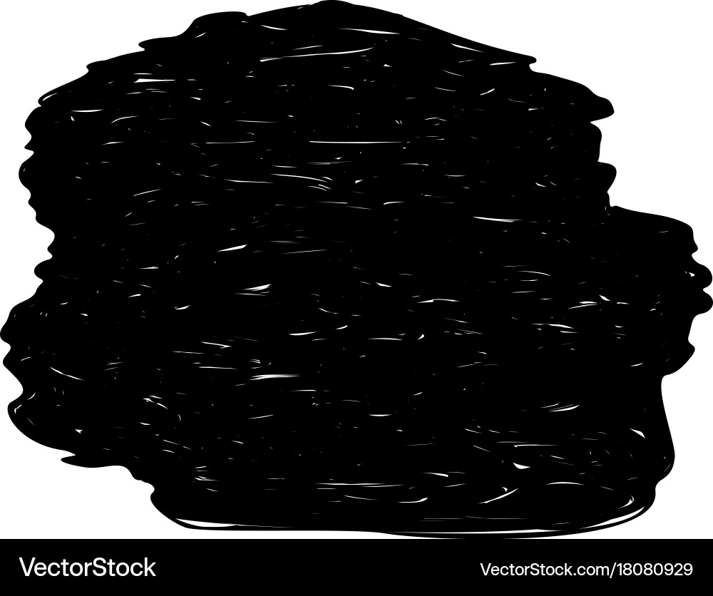 Ink blob or drop vector image
