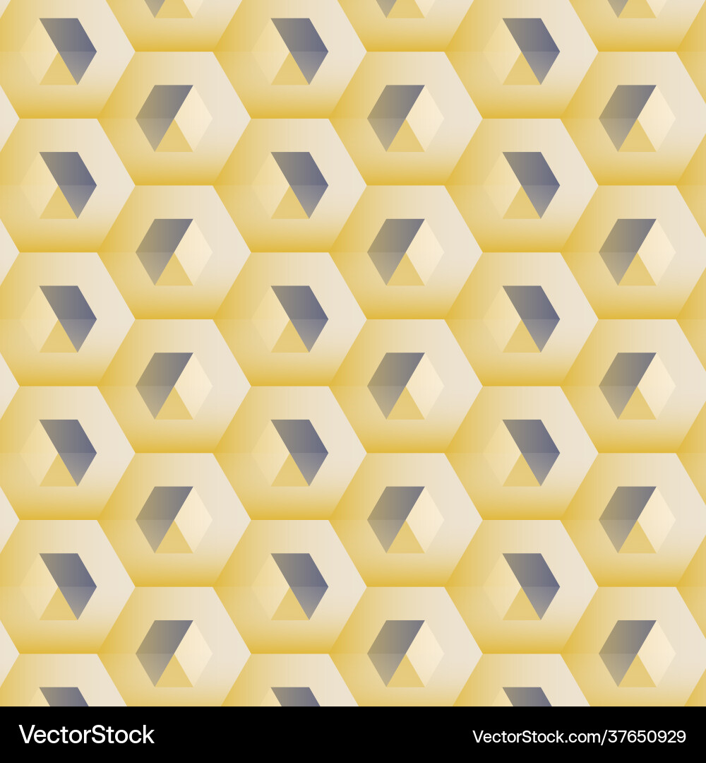 Multicolored 3d hexagonal pattern background Multicolored 3d hexagonal pattern background vector image