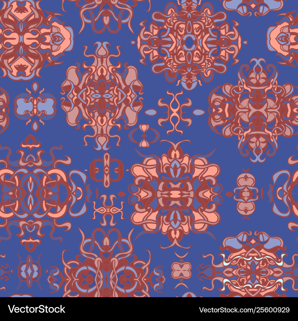 Seamless pattern with colorful abstract shape Seamless pattern with colorful abstract shape vector image