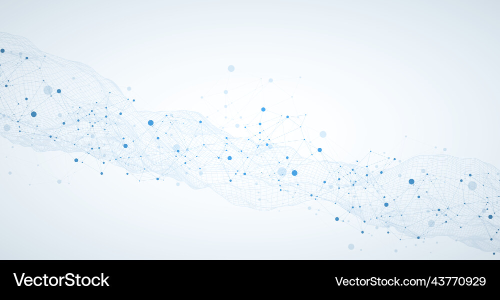 Template for science and technology presentation Template for science and technology presentation vector image