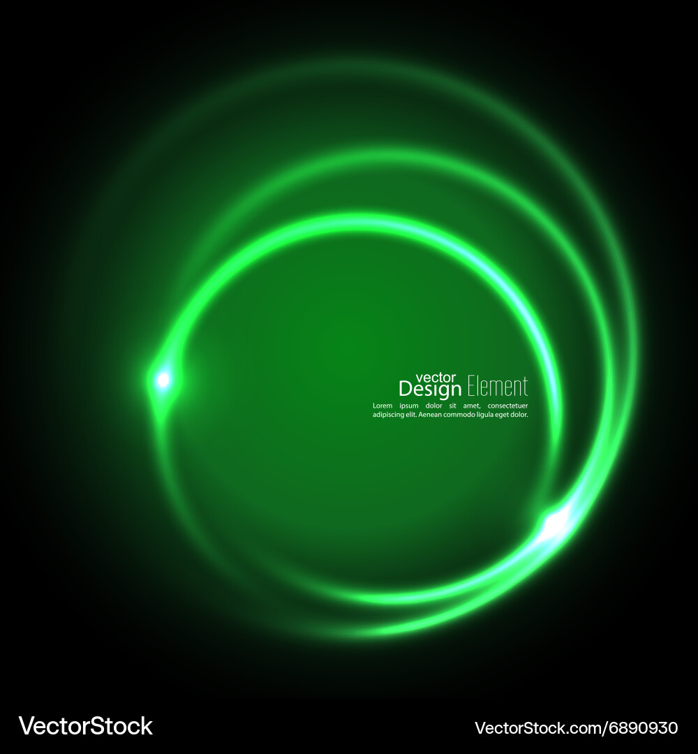 Abstract background with luminous swirling vector image
