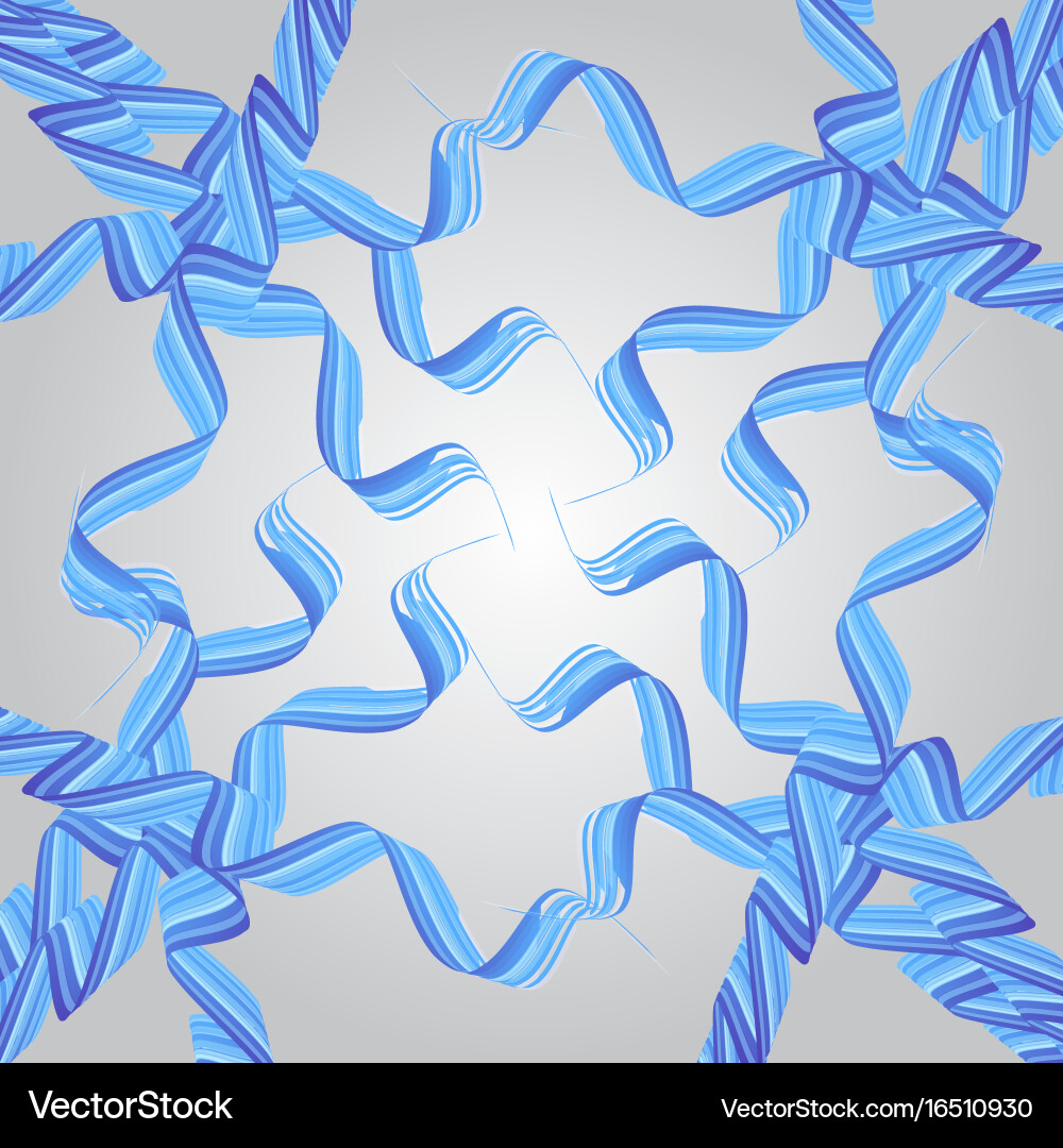 Abstract background with twisted swirles vector image
