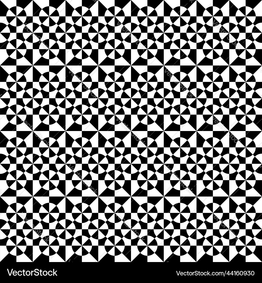 Abstract op art seamless pattern Abstract op art seamless pattern Vector Image