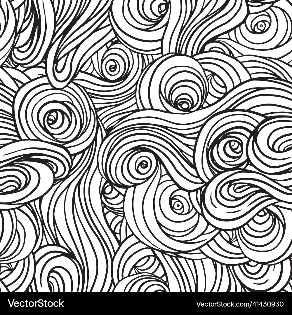 Abstract pattern waves background seamless vector image